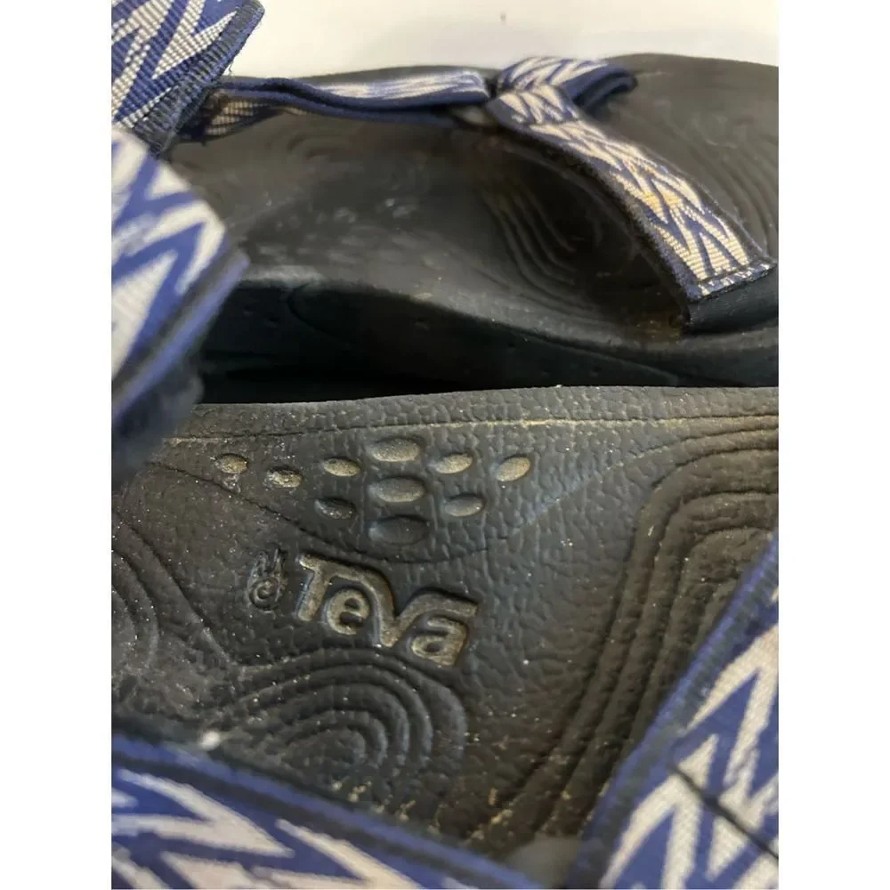 Teva size 11m sandals style #6640‎ Navy Shoc Footbed